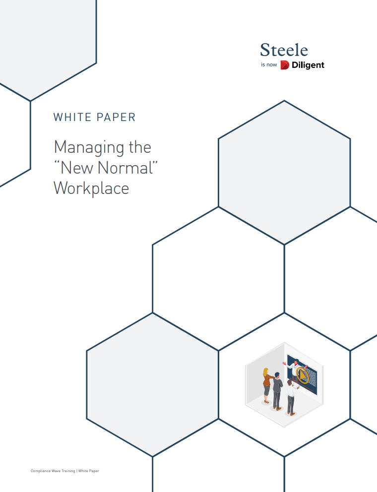 Managing the "new normal" workplace